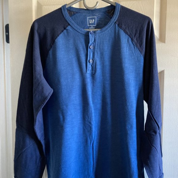 GAP Shirts Mens Gap Henley Long Sleeve Tshirt Poshmark